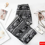 Women Wide Leg Pants High Waist Elephant Print Pant Summer Thin Straight Trousers Casual Bottoms Female Clothing Fashion