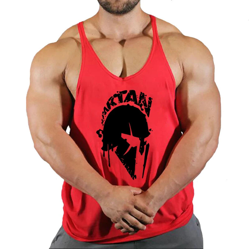 New Bodybuilding Brand Jogger Gym Singlet Training Bodybuilding Tank Top Vest Shirt Sleeveless Fitness Cotton Shirt For Men