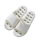 Feslishoet Unisex EVA Non Slip Soft Bottom Leaking Shower Man Woman Home Slippers Punching Bathroom Quick Drying Slipper