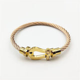 Magnetic Buckle Stainless Steel Wire Bracelet