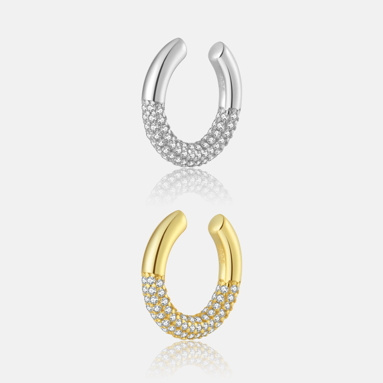 S925 Sterling Silver C- Shaped Ear Ring