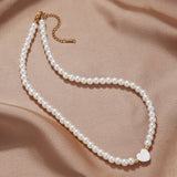 Fashion Simple French Vintage Pearl Necklace