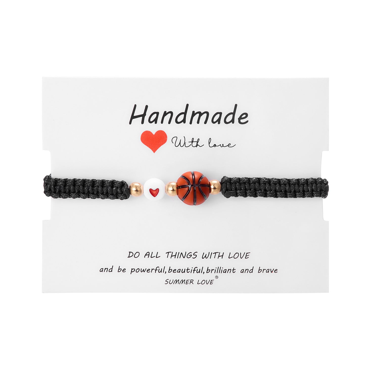 Ball Bracelet Sports Weaving Adjustable