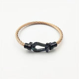 Magnetic Buckle Stainless Steel Wire Bracelet