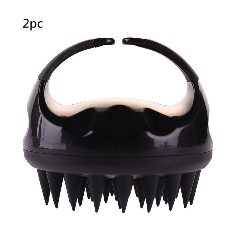 Silicone Shampoo Brush Scalp Massage Comb