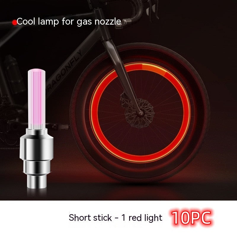 Neon Lights Tyre Wheel Valve Cap Light LED Car Tire Valve Caps Air Cover Tire Rim Valve Wheel Stem Cap Bike Light