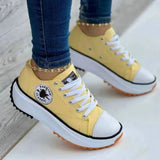 Speedy 2023classic White Canvas Shoes Women Sneakers Solid