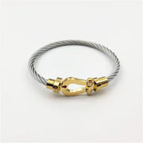 Magnetic Buckle Stainless Steel Wire Bracelet