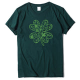 Women's New St. Patrick's Day Shamrock Short Sleeve T-Shirt