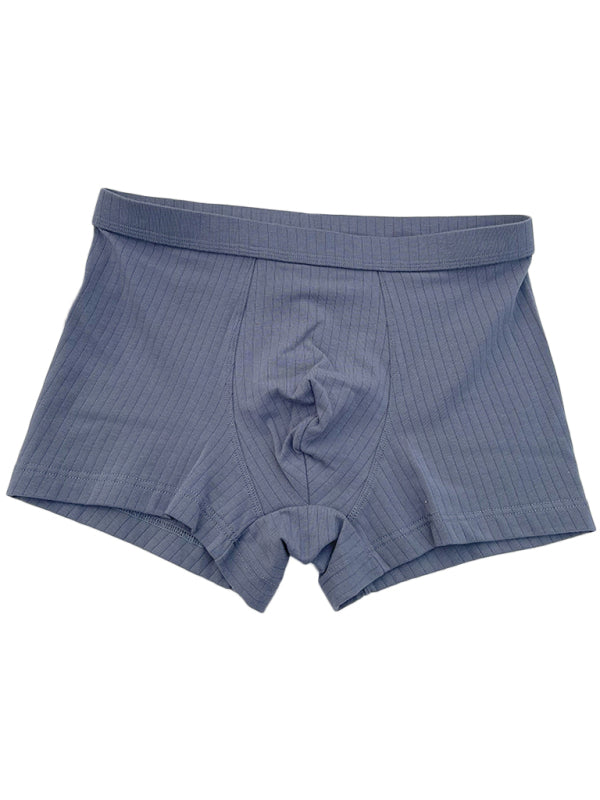 Men's pure cotton one piece boxer briefs