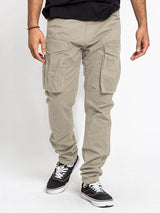 Men's Solid Color Multi-Pocket Casual Cargo Pants