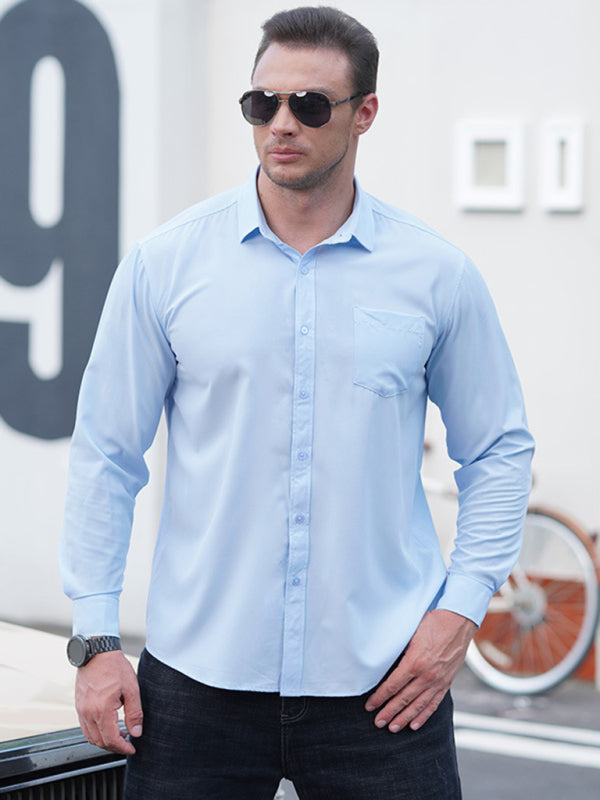 New style plus size men's short sleeve loose casual shirt